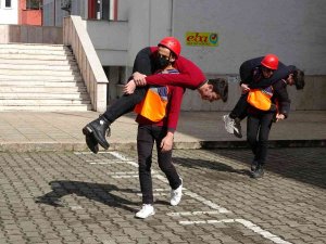 Ordu’da Gerçeğini Aratmayan Deprem Tatbikatı