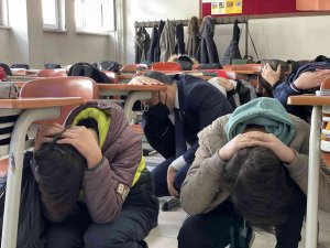 Düzce’de Deprem Tatbikatı Yapıldı