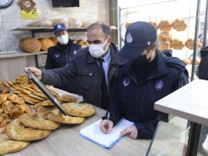 Erzincan’da Zabıtadan Fırın Denetimi