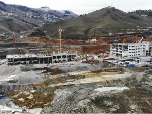 Ordu Şehir Hastanesi’nin Yüzde 25’i Tamam