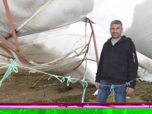 Burdur’da Karın Ağırlığına Dayanamayan Seralar Çöktü
