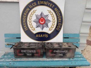 İ̇skenderun’da Oto Aküsü Hırsızlığı Şüphelisi 3 Kişi Tutuklandı