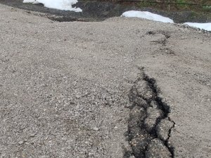 Kastamonu’da Eriyen Kar Heyelana Sebep Oldu