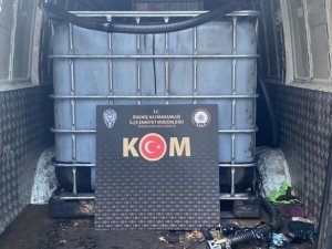 Yanık Yağdan Akaryakıt Yapacaktı, Polise Yakalandı