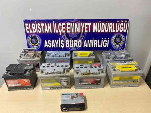 Akü Hırsızı Tutuklandı