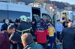 Rize'de Trafik Kazası: 1 Ölü, 2'si Ağır 13 Yaralı