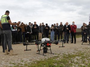 Tohumlar Dronla Gübrelendi