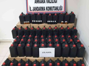 Ankara’da 360 Litre Etil Alkol Ele Geçirildi