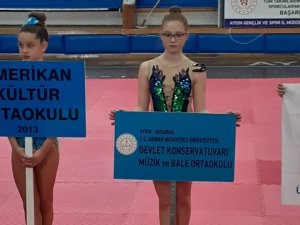 Adü Devlet Konservatuarı Öğrencisi Ersoy, Jimnastik Yarışmasında Birinci Oldu