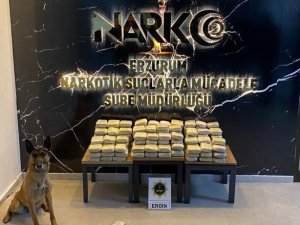 Erzurum’da Valiz İçinde 103 Kilo 550 Gram Eroin Ele Geçirildi