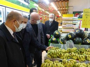 Vali Demirtaş Marketleri Denetledi