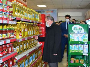 Vali Öner Marketlerde ’Stokçuluk’ Ve ’Fahiş Fiyat’ Denetimi Yaptı