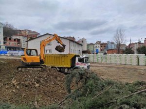 Türkeli İ̇mam Hatip Ortaokulu İçin İlk Kazma Vuruldu