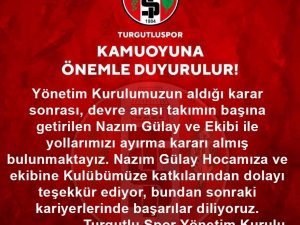 Turgutluspor Nazım Gülay İle Yollarını Ayırdı