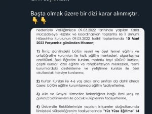 Sakarya’da Olumsuz Hava Koşulları Sebebiyle Eğitime Ara Verildi