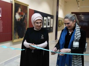 Emine Erdoğan İle Michal Herzog, Ankara’da Sergi Açılışı Yaptı