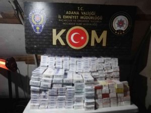 Adana’da Un İçinden Kaçak Sigara Çıktı