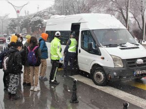 Erzincan’da Servis Araçları Denetimi Yapıldı
