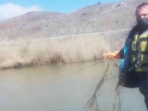 Kaçak Av İçin Kızılırmak’a Bırakılan Misina Ağı İmha Edildi
