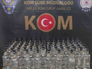 Milas’ta 90 Adet Sahte Alkol Ele Geçirildi