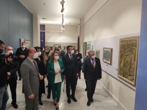 Usta Türk Kadın Sanatçılarının Eserlerinden Oluşan Renk Ahenk Mihenk Sergisi Açıldı