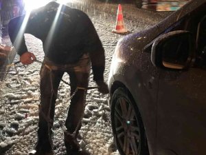 Antalya-konya Karayolunda Kar Yağışı Yeniden Başladı
