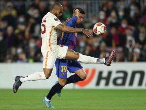 Uefa Avrupa Ligi: Barcelona: 0 - Galatasaray: 0 (İ̇lk Yarı)