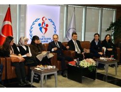 Bakan Kılıç Üniversite Öğrencilerini Kabul Etti