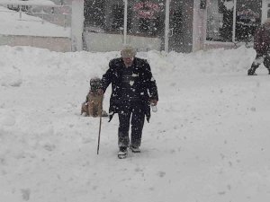 Kastamonu’nun Sahil Kesiminde Yoğun Kar Yağışı