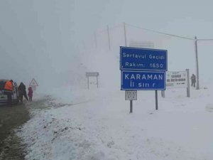 Sertavul Geçidi Ulaşıma Kapandı