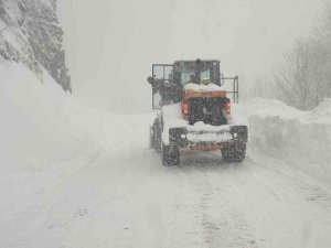 Kastamonu’da Karayoluna Çığ Düştü, Yol Ulaşıma Kapandı