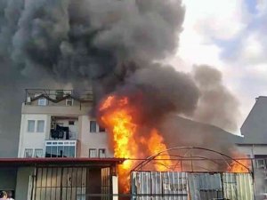 Fethiye’de Mobilya Atölyesi Yandı