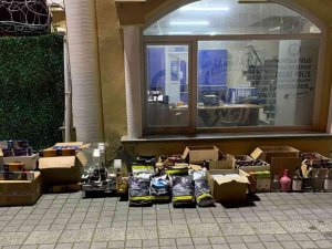 Büyükçekmece’de Kaçak Alkol Ve Tütün Operasyonu