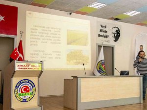 Mut’ta Üreticilere Antep Fıstığı Yetiştiriciliği Eğitimi Verildi