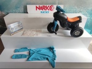 Uyuşturucuları Plastik Çocuk Bisikletine Saklamışlar