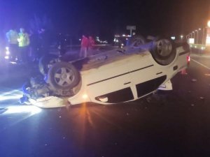 Manisa’da Otomobil Takla Attı: 1 Ölü, 3 Yaralı