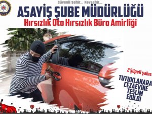 Otodan Ses Sitemi Ve Akü Çalan 2 Şahıs Tutuklandı