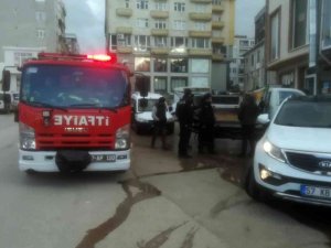 Belediye Çöp Aracında Yangın Paniği