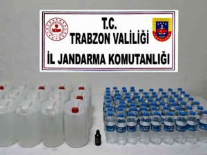 Trabzon’da Kaçak Alkollü İçki Üretimine Baskın