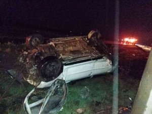 Mardin’de Otomobil Takla Attı: 4 Yaralı