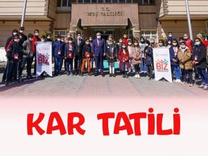 Muş’ta Eğitime Kar Engeli