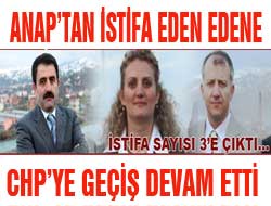 Ardeşen Anap'ta istifalar devam ediyor