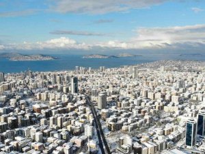 Kar Yağışı Sonrası Kartal’da Kartpostallık Görüntüler Havadan Görüntülendi