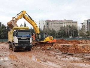 Aü Tıp Fakültesi Otoparkının Temeli Atılıyor