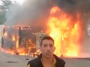 Şanlıurfa’da Kaza Yapan Tır Alev Topuna Döndü, Yaralılar Son Anda Kurtarıldı