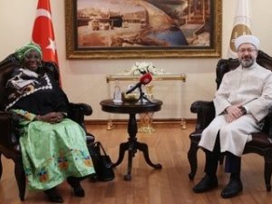 Fildişi Sahili Dışişleri Bakanı Camara’dan Diyanet İ̇şleri Başkanı Erbaş’a Ziyaret