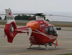 Trabzon'a Ambulans helikopter