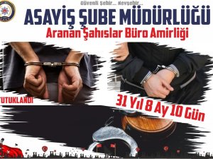 31 Yıl Hapis Cezası Olan Şahıs Yakalandı