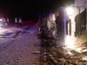 Samsun’da Tır Devrildi: 1 Ölü