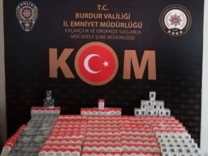 Burdur’da Kaçak 550 Paket Sigara Ele Geçirildi